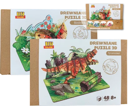 Zdjęcie produktu - Puzzle drewniane 3D