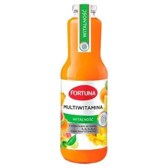 Napój niegaz. multiwitamina 6wit Fortuna 1l szkło widok 1