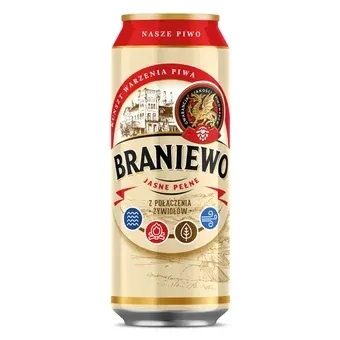 Piwo Braniewo 0,5l 5,8% puszka widok 1