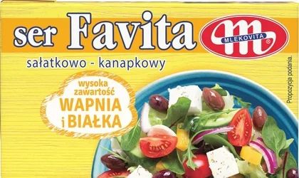 Ser sałatkowy żółty 12% Favita Mlekovita 270g widok główny 