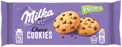 Ciastka z czekoladą Pieguski Milka 135g widok główny 