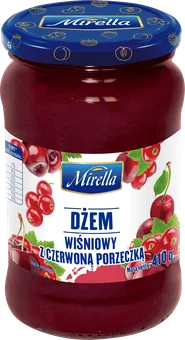 Dżem wiśniowy z czerwoną porzeczką Mirella 410g widok 1