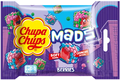 Zdjęcie produktu - Żelki Chupa Chups mads berries 45g