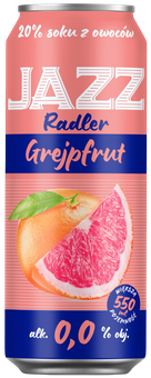 Zdjęcie produktu - Piwo Jazz grapefruit 0,55l 0% puszka