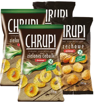 Chrupki Chrupi o smaku orzechowym Eurosnack 70g widok 1