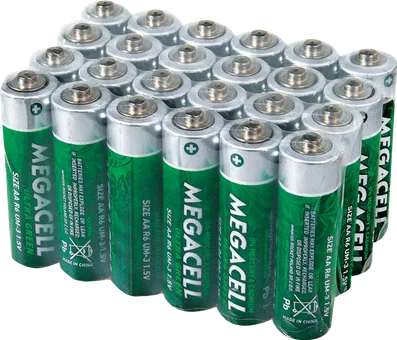 Bateria cynkowa AA R06 Megacell 24szt widok 1