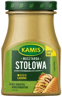 Musztarda stołowa Kamis 185g widok 1