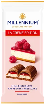Czekolada mleczna raspb cheesecake Millennium 100g widok 1