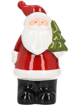 Zdjęcie produktu - Skarbonka ceramiczna Mikołaj 12,5x10,6x21 cm BN25