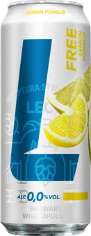 Piwo Lech Free cytryna pomelo 0,5l 0% puszka widok 1