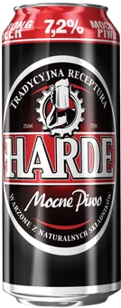 Piwo Harde 0,5l 7,2% puszka widok 1