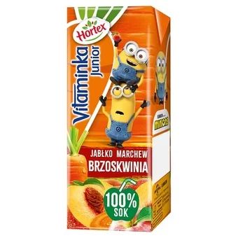 Sok jab march brzo Vitaminka Minionki Hortex 200ml widok 2