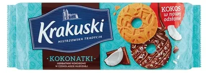 Zdjęcie produktu - Ciastka kokonatki Krakuski 174g