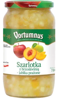 Szarlotka z brzoskwinią Vortumnus 780g widok 1