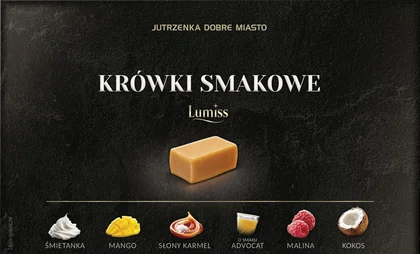 Bombonierka krówki smakowe Lumiss Jutrzenka 420g widok 1