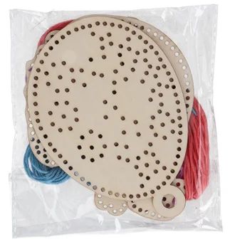 Zestaw kreatywny drewniane wyplatanki WN26 widok 1