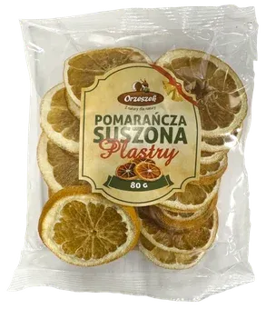 Zdjęcie produktu - Dekoracyjne pomarańcze suszone 80g