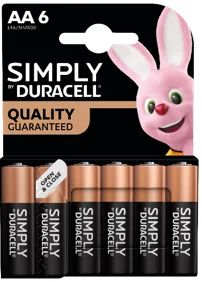 Zdjęcie produktu - Bateria alkaliczna AA LR6 Duracell 6szt