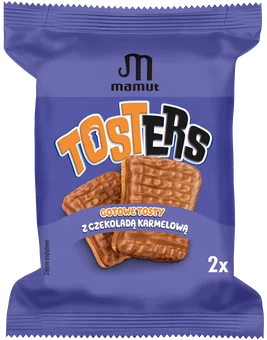 Tosty z czekoladą karmelową Tosters Mamut 36g widok 1