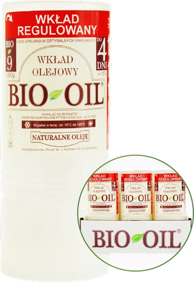 Wkład olejowy regulowany BIO9 260g 4 dni widok 1