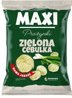 Prażynki Maxi o smaku ziel. cebulki Eurosnack 130g widok główny 