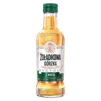 Likier Żołądkowa gorzka z miętą 200ml 28% widok 1
