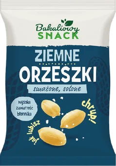Orzeszki ziemne smażone solone Bakaliowy Snack 1kg widok główny 