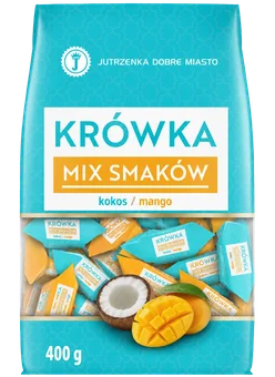 Zdjęcie produktu - Cukierki krówka kokos mango Jutrzenka 400g