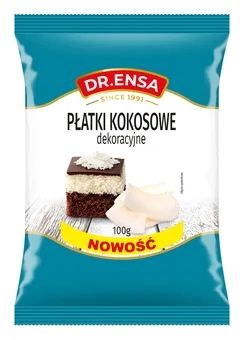 Płatki kokosowe dekoracyjne Dr. Ensa 100g widok 1