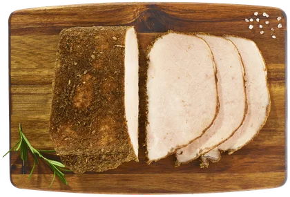 Schab pieczony z przyprawami widok główny