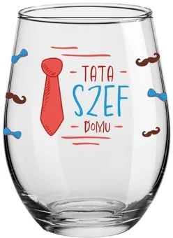 Szklanka do napojów z nadrukiem Dzień Taty 0,58l widok główny 