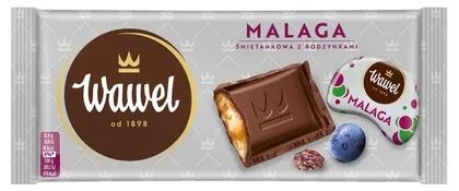 Czekolada Malaga Wawel 92g widok 1