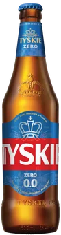 Piwo Tyskie 0,5l 0% but. zw. widok główny