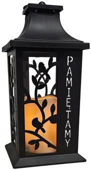 Zdjęcie produktu - Latarenka z grawerem LED 29cm mix