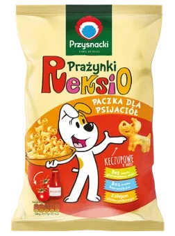 Prażynki ketchup/solone Reksio Intersnack 150g mix widok główny
