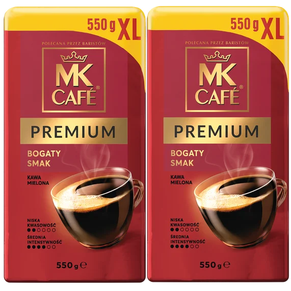 Kawa mielona Mk Cafe Premium 550g widok 1