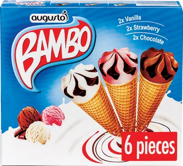 Lody rożek multipack Bambo 6x120ml widok 1