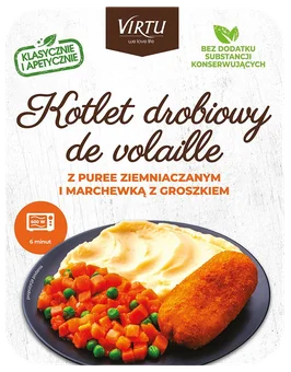 Danie kotlet drobiowy de volaille Virtu 400g widok 1