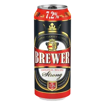 Piwo Brewer strong 0,5l 7,2% puszka widok 1
