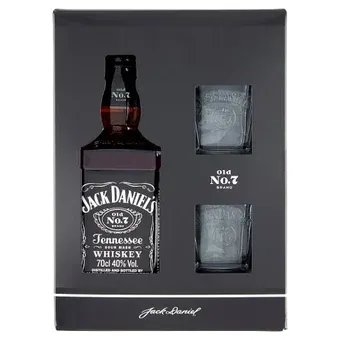 Whiskey Jack Daniel's 0,7l 40% + szklanki widok 1