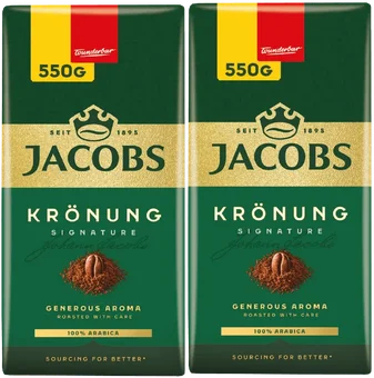 Kawa mielona Jacobs Kronung 550g widok 1