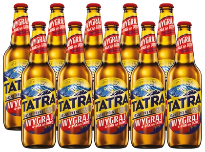 Piwo Tatra jasne pełne 0,5l 6% but. zw. widok 2