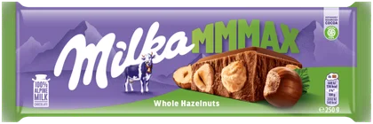 Czekolada wholenuts Milka 250g widok główny