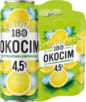 Piwo Okocim cytrusowa lemoniada 0,5l 4,5% puszka widok 1