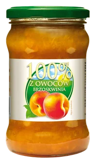 Produkt owocowy brzoskwiniowy 100% 320g widok 1