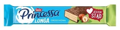 Wafel Princessa orzechowa longa 40g widok 1