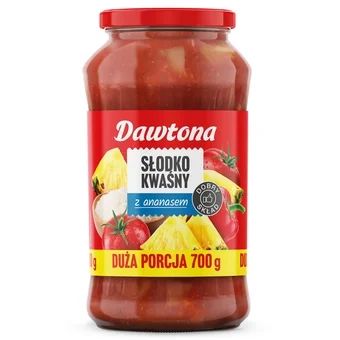 Sos słodko-kwaśny Dawtona 700g widok 1