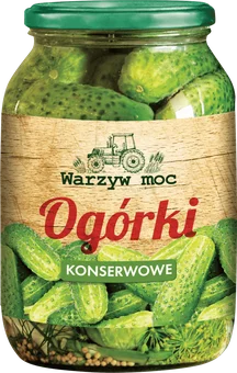 Ogórki konserwowe Warzyw Moc 870/450g widok 1