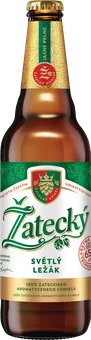 Piwo Zatecky lezak 0,5l 5% but. zw. widok 1