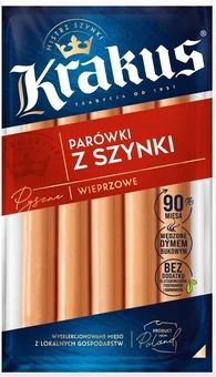 Parówki z szynki Krakus 240g widok główny 